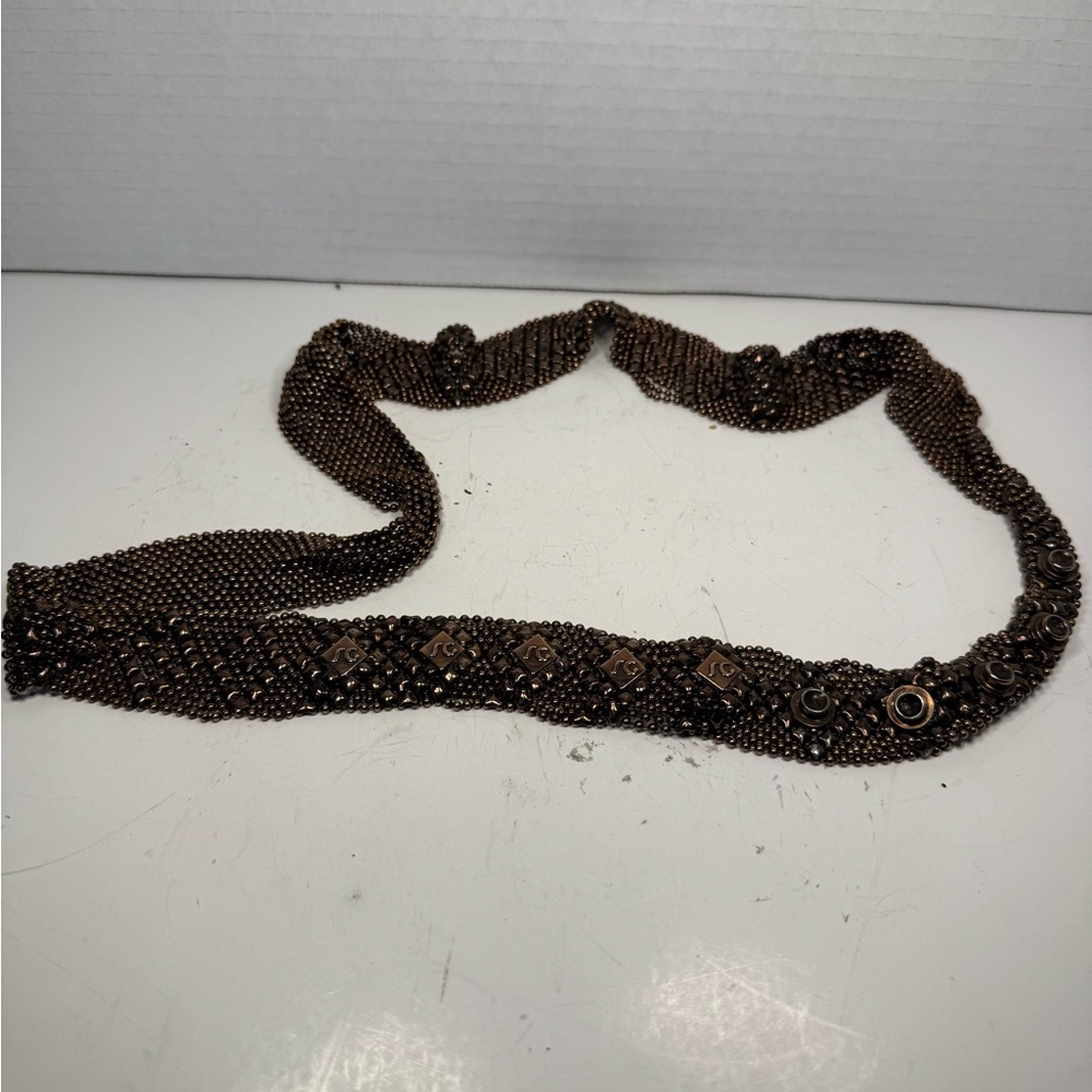 Sergio Gutierrez "Liquid Metal" Belt (Mesh), 38 inches